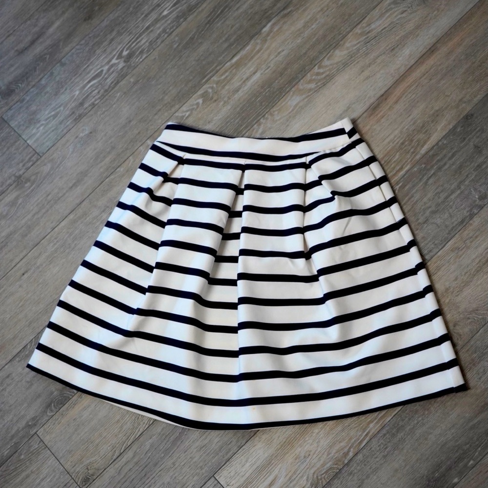 Zara TRF Striped Skirt with Pockets
